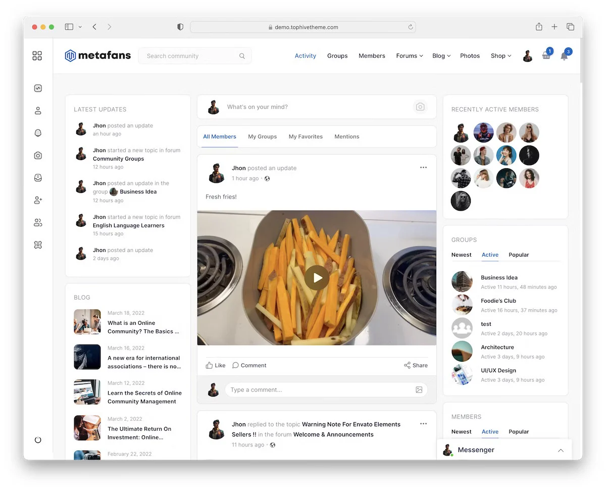 Лучшие шаблоны для сообществ WordPress 2025